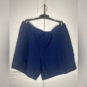 Lands' End Blue Athletic Shorts Lightweight Performance